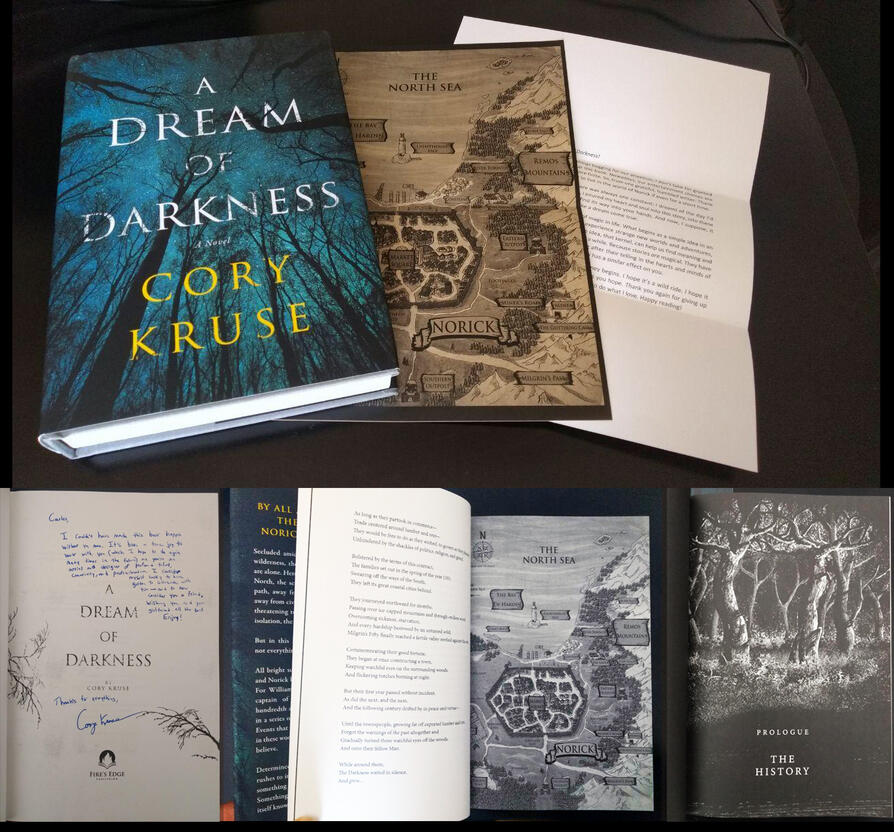 Published Book sample - A Dream of Darkness